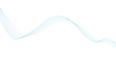 Fototapeta premium Elegant blue wave line with shimmering particles and light , technology background vector sound wave with blue lines, geometric border pattern modern design concept for digital line.