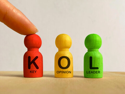 KOL Key Opinion Leader Influencer Marketing Concept