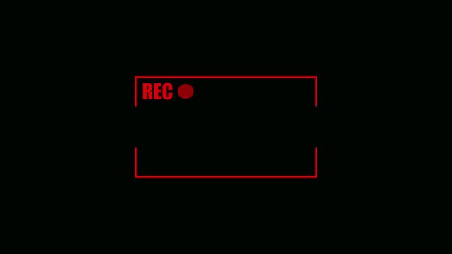 Video Recording Interface with Active REC Indicator