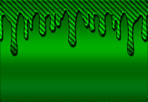 slime on green background