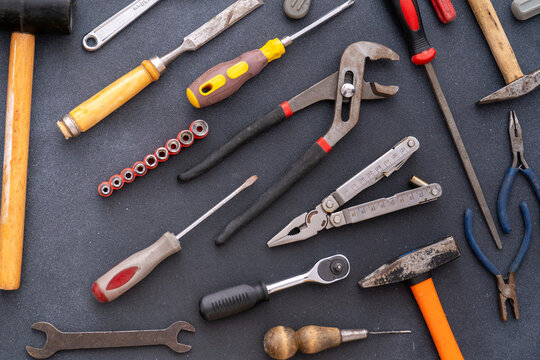 Hand Tools manual repair Equipment Background