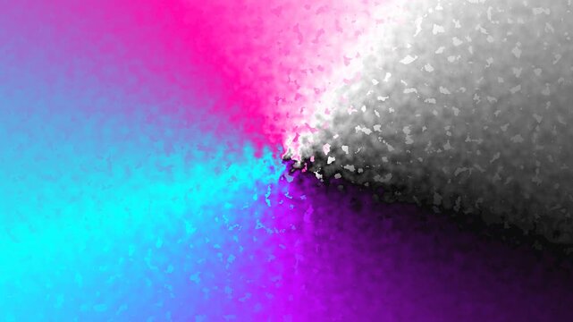 Abstract motion of ultra violet and neon pink colors swirling with a grainy crumpled texture effect.