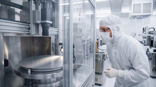 Human-supervised wafer backside inspection creates clear concept for surface quality, contamination control and advanced microchip manufacturing.