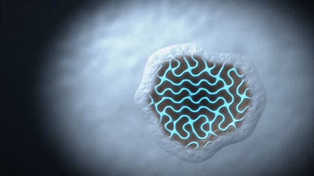 Joint Cartilage Defect Healing With Regenerative Scaffold Animation