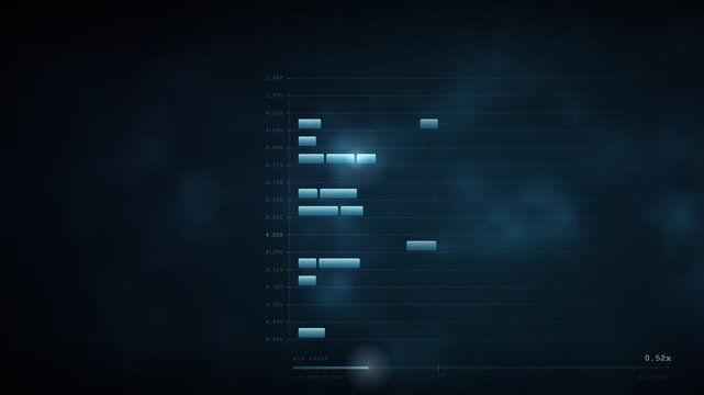 Government Bond Auction Order Book Bid Stack Clearing Animation