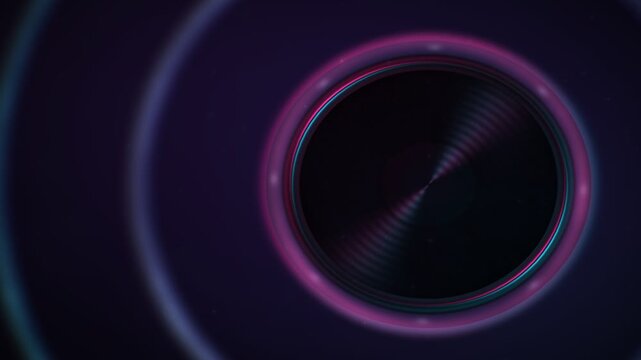 Subwoofer Speaker Pumping Bass Pressure Waves Seamless Loop