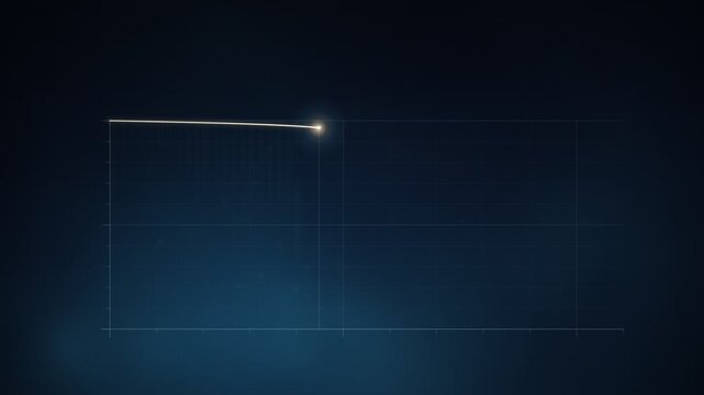 Actuarial Survival Curve Chart Drawing With Cohort Bars Reveal Animation