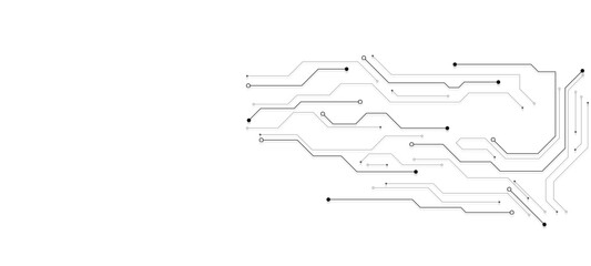 Obraz premium electronic circuit board