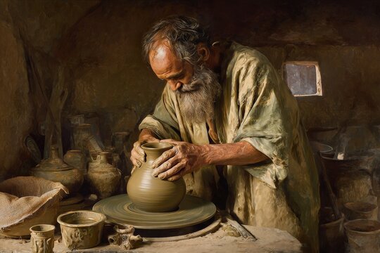 Jeremiah&rsquo;s Potter&rsquo;s House Vision with a Clay Vessel Being Remade to Represent Judgment and Restoration