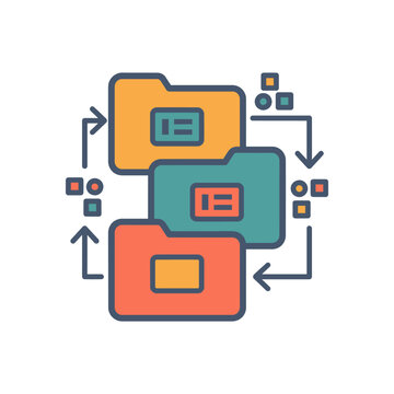AI Batch Training Icon for Deep Learning