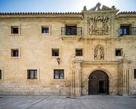 Historic 18th Century Neoclassical Facade, Santo Domingo de Silos Abbey