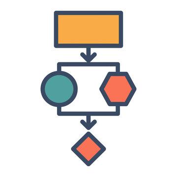 AI Algorithm Framework Icon for Logic Development