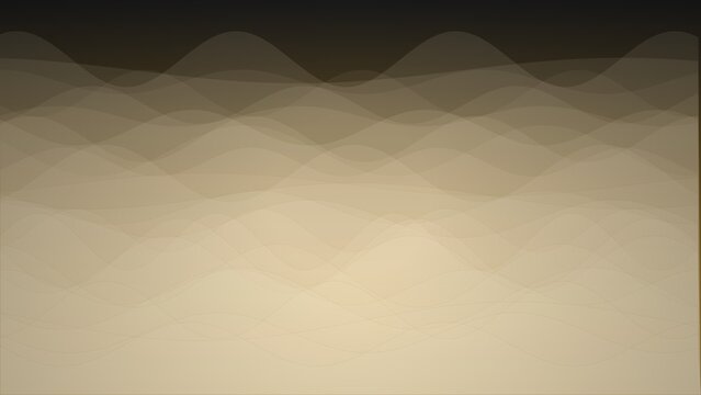 Abstract background, with flowing horizontal, waves in shades, of beige and, light brown, creating, a soft layered, effect with dark border