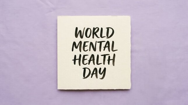 Raising awareness for world mental health day fostering conversations and promoting well being for individuals globally to break down stigmas and encourage support