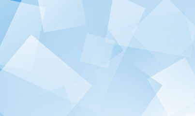 Fototapeta premium Abstract Soft Blue Square Overlay Geometric Background Illustration for Web Banner Header