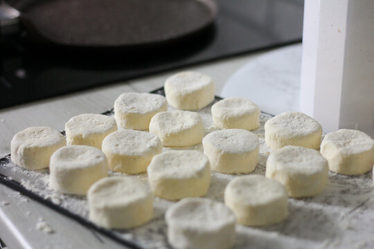 Homemade syrnyky prepared for a cozy family breakfast