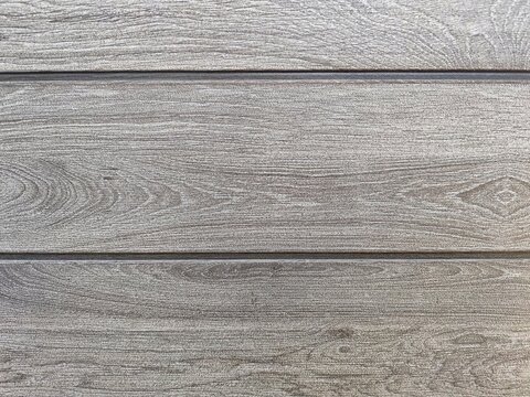Horizontal gray wooden plank texture detailed background
