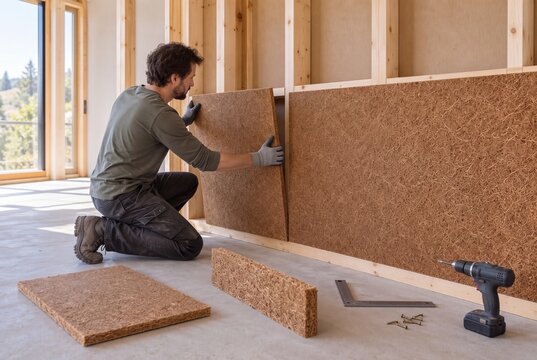 Coconut Coir Fiberboard Wall Cladding Installation