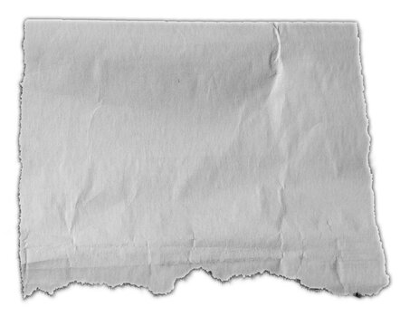 Torn paper piece