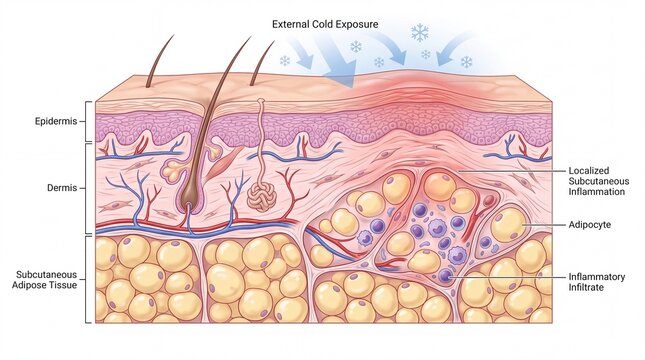 Cold Exposure Causing Inflammation in Subcutaneous Fat