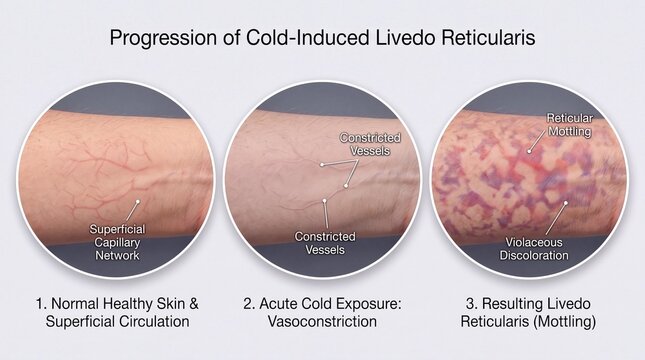 Progression of Cold Induced Livedo Reticularis