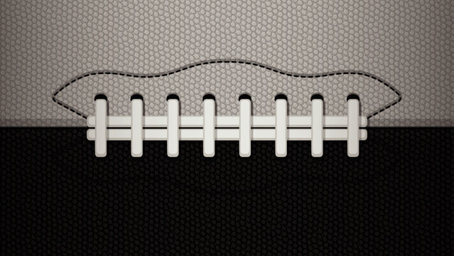 Seamless vector football background texture black and silver