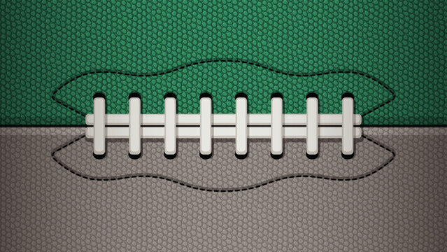 Seamless vector football background texture teal and grey