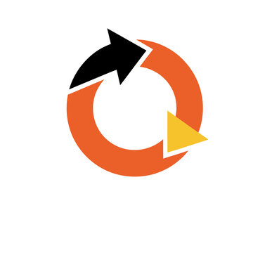 Circular arrows icon
