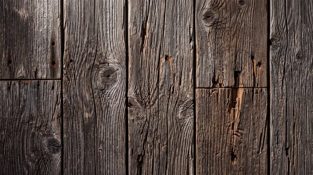 Rustic Weathered Wood Planks Texture Background