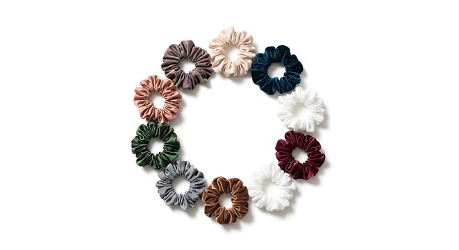 beads necklace isolated on white