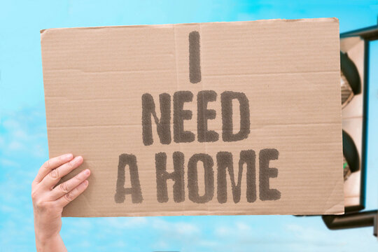 "I need a home" Shelter is basic need. SHELTER. HOUSING. NEED. SECURITY. SURVIVAL.