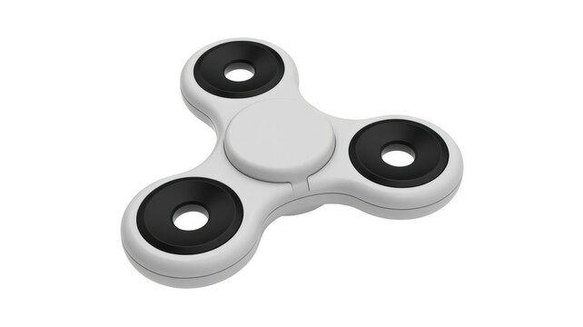 Black white fidget spinner png sensory toy png spinning toy png stress relief toy png transparent image