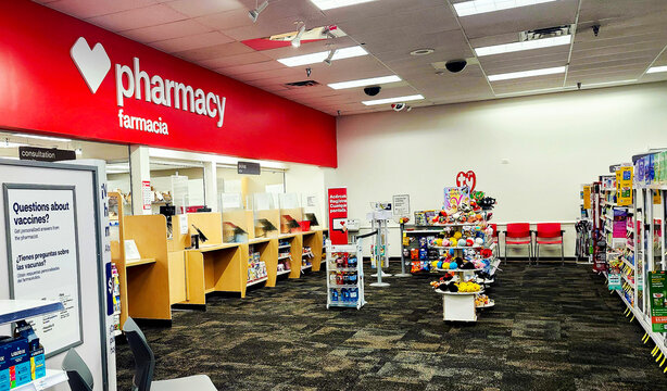 CVS Pharmacy store indoor, VA, USA