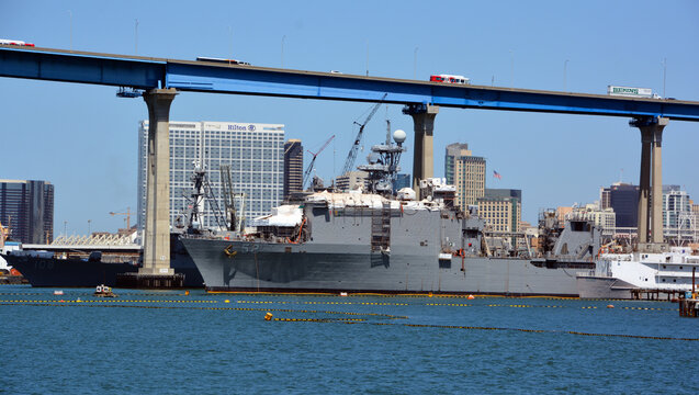 SAN DIEGO CA UNITED STATES OF AMERICA: Naval Base San Diego, which locals refer to as 32nd Street Naval Station, is the largest base of the United States Navy and is located in San Diego