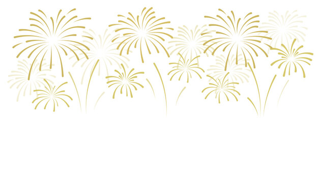 fireworks with stars and sparks. festival colorful fireworks. holiday banner, poster, flyer, greeting card, decorative elements, Vector illustration