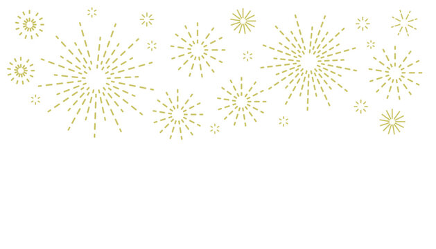 fireworks with stars and sparks. festival colorful fireworks. holiday banner, poster, flyer, greeting card, decorative elements, Vector illustration