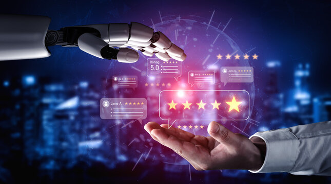 AI enhances customer review and rating system by analyzing review, rating, and customer feedback for deeper trust insights Vouch