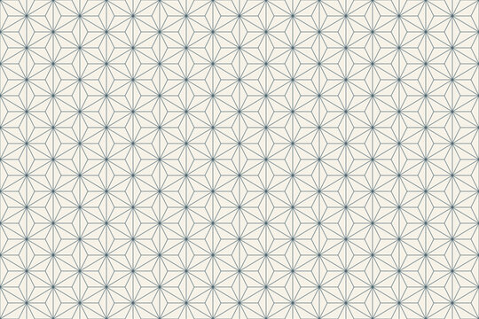 Elegant Japanese asanoha pattern background