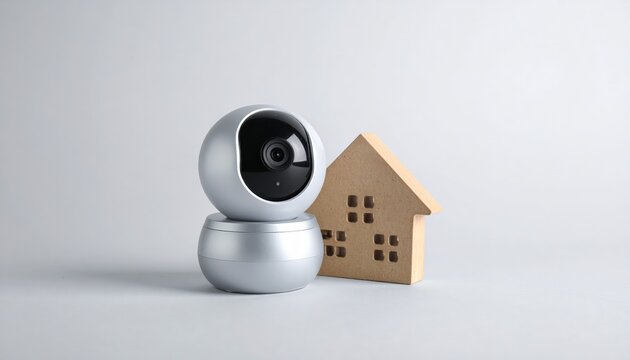 smart home security sensor with a compact minimalist design