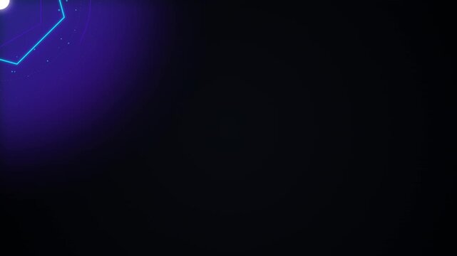 Empty studio background with play button overlay for video placeholder