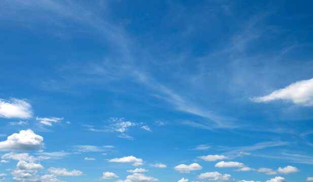 blue sky and clouds sky