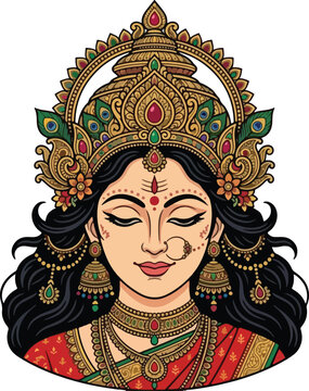 durga maa pratima for hindu religious