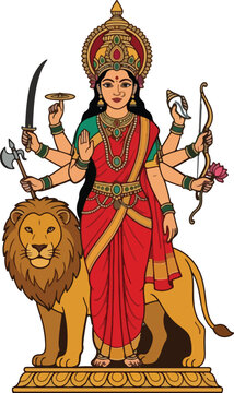 durga maa pratima for hindu religious
