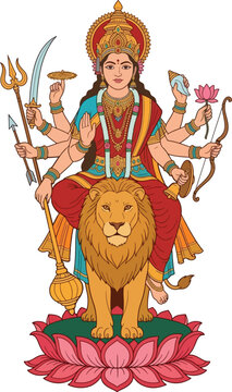 durga maa pratima for hindu religious