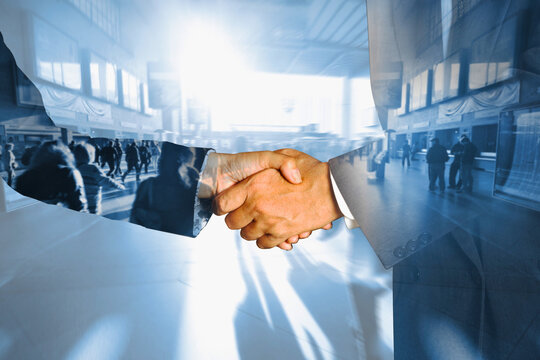business people handshake