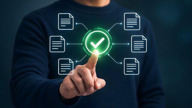 Digital transformation and data verification streamlining processes with advanced technology for enhanced accuracy and efficient workflow management