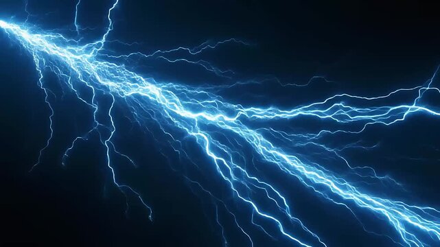 Glowing orange fire and electric energy border forming a rectangular frame on a black background.