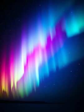 Vibrant aurora borealis dancing across the starry canvas, colors, sky