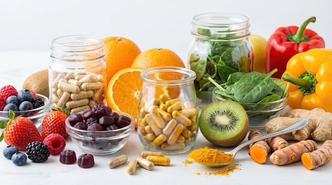 Immune System Health,Strong Body Immunity,Healthy Immune Balance, Healthy Foods and Supplements for Strong Immunity