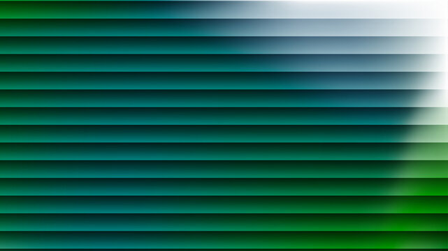 Abstract digital background with horizontal glowing lines in deep green and bright white gradients creating a sleek modern tech effect